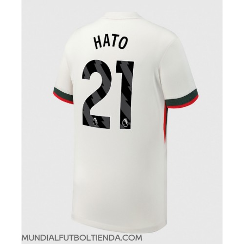 Camiseta Chelsea Jorrel Hato #21 Segunda Equipación Replica 2025-26 mangas cortas